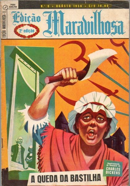EDIÇÃO MARAVILHOSA Nº 8 1958 2ª EDIÇÃO (A QUEDA DA BASTILHA)