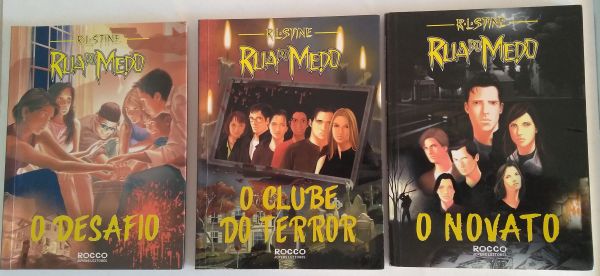 RUA DO MEDO - R. L. STINE - 3 VOLUMES