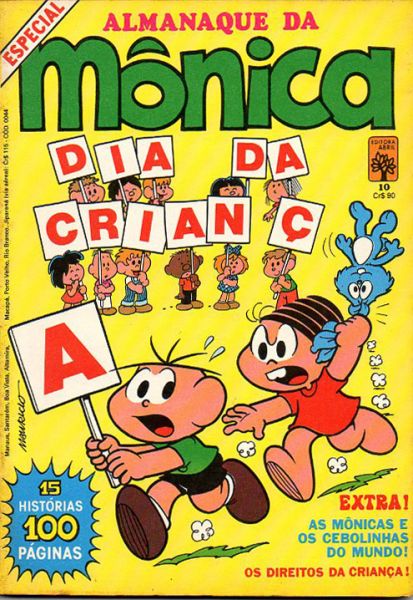 ALMANAQUE DA MÔNICA Nº 10 ANO 1981